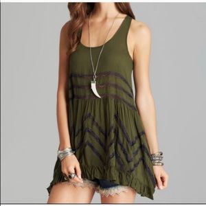 Free People Voile and Trapeze Slip!